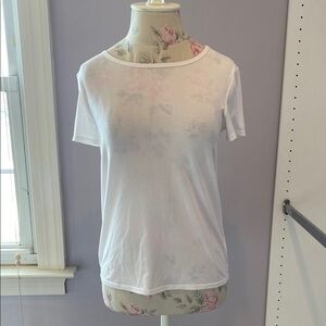 Zella Classic White Short Sleeve Tee